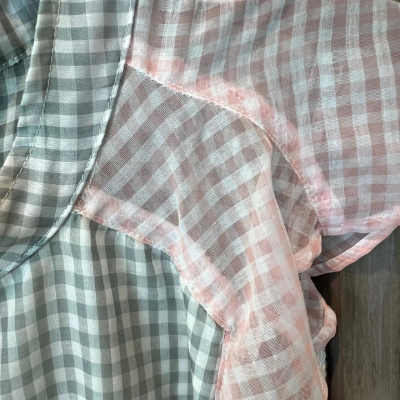KOCH sleeveless women’s gingham blouse size XS - Picture 6 of 7